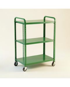 Maple Canyon Empty Rolling Workshop Cart - Green (synthetic illustration; no displayed measurements)