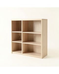 Heath Crest Freestanding Bookcase - Beige (synthetic illustration; no displayed measurements)