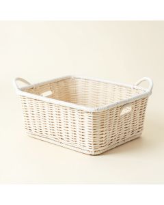 Cove Canyon Empty Storage Basket - White (synthetic illustration; no displayed measurements)