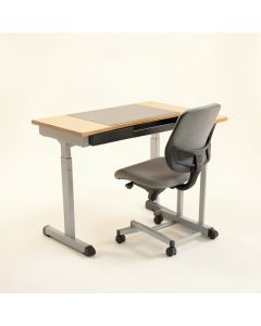 Swann Study 28.3 '' Writing Desk And Chair Set (synthetic illustration; no displayed measurements)