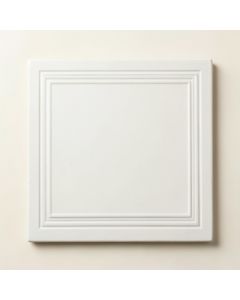 Vale Bluff Uninstalled Square Decorative Tile - White (synthetic illustration; no displayed measurements)