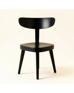 Hazel Crossing Dining Chair - Black (synthetic illustration; no displayed measurements)