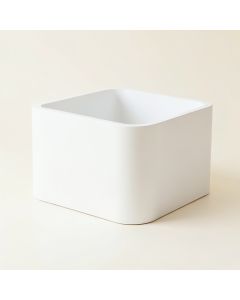 Sage Crossing Empty Furniture-Style Litter Enclosure - White (synthetic illustration; no displayed measurements)