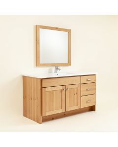 Bella 57 '' Double Bathroom Vanity Set (synthetic illustration; no displayed measurements)