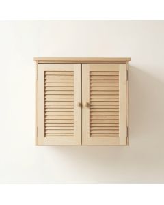 Hazel Bluff Wall-Mounted Laundry Cabinet - Beige (synthetic illustration; no displayed measurements)
