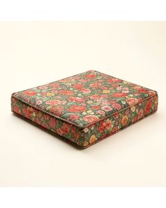 Vintage Floral Japanese 4 '' Cotton Futon Mattress (synthetic illustration; no displayed measurements)