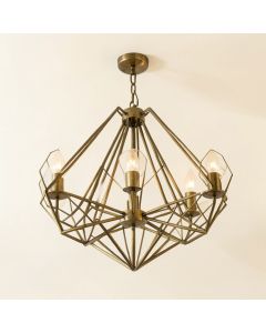 Orellana 6 - Light Unique / Statement Geometric Chandelier (synthetic illustration; no displayed measurements)