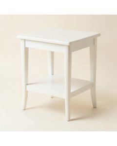 Alder Falls Side Table - White (synthetic illustration; no displayed measurements)