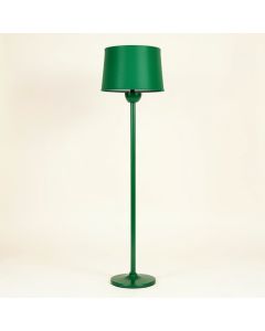 Summit Canyon Floor Lamp With A Plain Fabric Shade - Green (synthetic illustration; no displayed measurements)