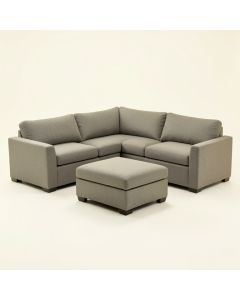 Clarita 158 '' Wide Left Hand Facing Modular Corner Sectional With Ottoman (synthetic illustration; no displayed measurements)