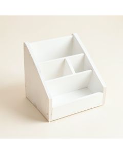 Stone Bend Empty Coffee-Station Organizer - White (synthetic illustration; no displayed measurements)