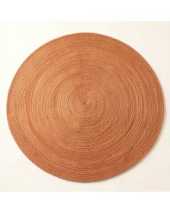 Holly Bridge Round Area Rug - Terracotta (synthetic illustration; no displayed measurements)