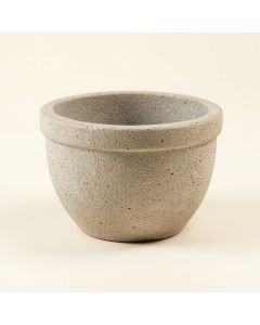 Low Zen Bowl Cast Stone Pot Planter (synthetic illustration; no displayed measurements)