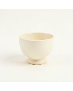 Moss Crest Empty Candle Holder - Ivory (synthetic illustration; no displayed measurements)