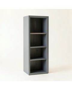 Oak Crest Narrow Cubby Tower - Gray (synthetic illustration; no displayed measurements)