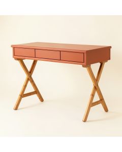 Stone Branch Writing Desk - Terracotta (synthetic illustration; no displayed measurements)
