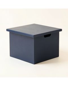 Sage Branch Low Toy Storage Unit - Navy (synthetic illustration; no displayed measurements)