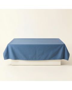 Linden Crest Flat Bed Sheet - Blue (synthetic illustration; no displayed measurements)