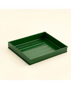Meadow Bridge Empty Under-Desk Cable Tray - Green (synthetic illustration; no displayed measurements)