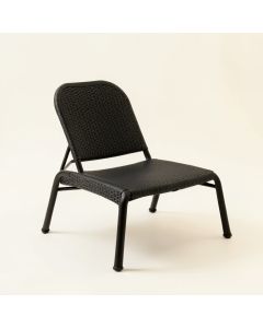 Field Arc Outdoor Lounge Chair (synthetic illustration; no displayed measurements)