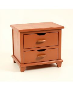 Summit Crest Nightstand - Terracotta (synthetic illustration; no displayed measurements)