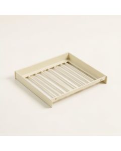 Holly Dale Empty Under-Desk Cable Tray - Ivory (synthetic illustration; no displayed measurements)