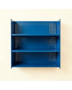 Linden Bridge Empty Wall-Mounted Tool Organizer Panel - Blue (synthetic illustration; no displayed measurements)