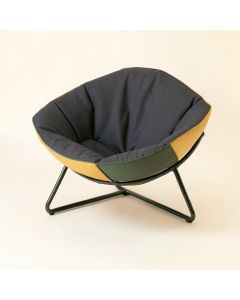 Beyond 27.17 '' Wide Cotton Papasan Chair (synthetic illustration; no displayed measurements)