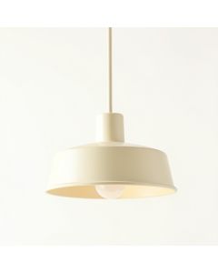 Sage Bluff Pendant Light Suspended From One Plain Cable - Cream (synthetic illustration; no displayed measurements)