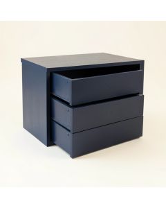 Elm Dell Small-Parts Storage Drawer Cabinet - Navy (synthetic illustration; no displayed measurements)