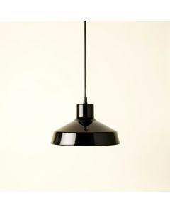 Aspen Crossing Pendant Light Suspended From One Plain Cable - Black (synthetic illustration; no displayed measurements)