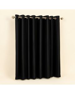 Ewalt Faux Dupioni Solid Color Silk Max Blackout Thermal Grommet Single Curtain Panel (synthetic illustration; no displayed measurements)
