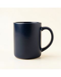 Reed Crest Ceramic Mug - Navy (synthetic illustration; no displayed measurements)