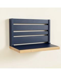 Moss Edge Wall-Mounted Entryway Organizer Shelf - Navy (synthetic illustration; no displayed measurements)