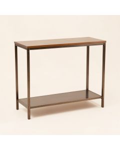 Milo Transitional Metal Console Table (synthetic illustration; no displayed measurements)
