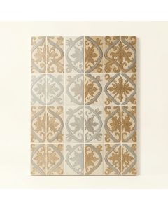 Royalty Floret 18 '' X 18 '' Ceramic Patterned Wall & Floor Tile (synthetic illustration; no displayed measurements)