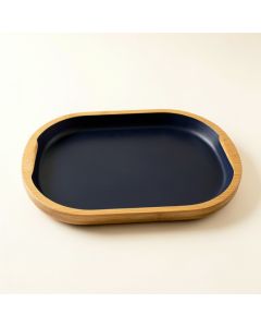 Holly Dale Serving Tray - Navy (synthetic illustration; no displayed measurements)
