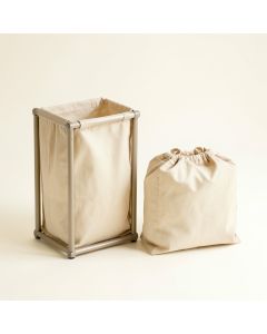 Birch Crossing Laundry Sorting Station With Plain Removable Bags - Beige (synthetic illustration; no displayed measurements)