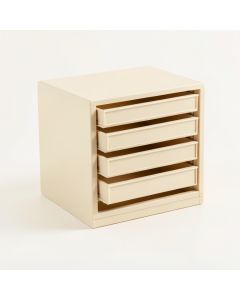 Brook Crest Small-Parts Storage Drawer Cabinet - Beige (synthetic illustration; no displayed measurements)
