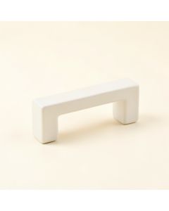 Meadow Bridge Cabinet Handle Without Packaging - White (synthetic illustration; no displayed measurements)