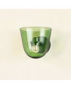 Briar Branch Wall Sconce Mounted On A Plain Wall - Green (synthetic illustration; no displayed measurements)