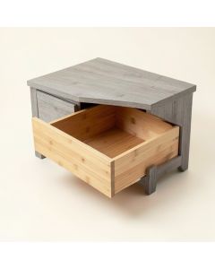 Clay Canyon Under-Desk Drawer Unit - Gray (synthetic illustration; no displayed measurements)