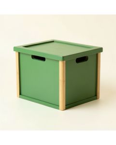 Shore Branch Low Toy Storage Unit - Green (synthetic illustration; no displayed measurements)