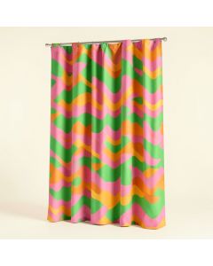 Wave Retro 70S Inspired Look Artwork Pattern With Colorful Geometric Abstract Funky (synthetic illustration; no displayed measurements)