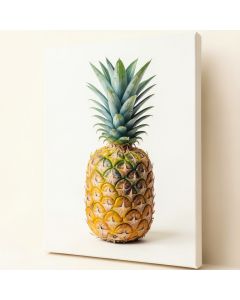 Pineapple By Suren Nersisyan - Painting Print On Canvas (synthetic illustration; no displayed measurements)