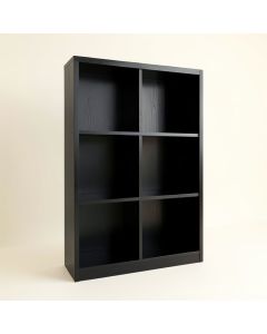 Spruce Edge Freestanding Bookcase - Black (synthetic illustration; no displayed measurements)