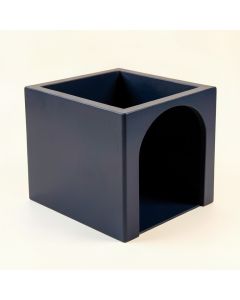 Harbor Bridge Empty Furniture-Style Litter Enclosure - Navy (synthetic illustration; no displayed measurements)