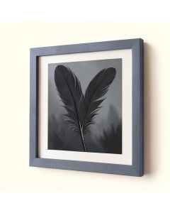 Charcoal Feathers Iii By Beverly Fuller - Picture Frame Painting Print On Paper (synthetic illustration; no displayed measurements)