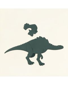 5 Piece Dinosaur Wall Decal Set (synthetic illustration; no displayed measurements)