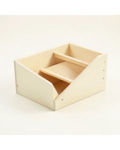 Alder Bridge Low Toy Storage Unit - Cream (synthetic illustration; no displayed measurements)